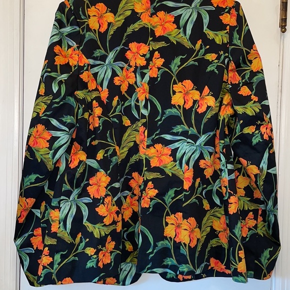 Lane Bryant Floral Jacket Size 14 EUC - Picture 6 of 7